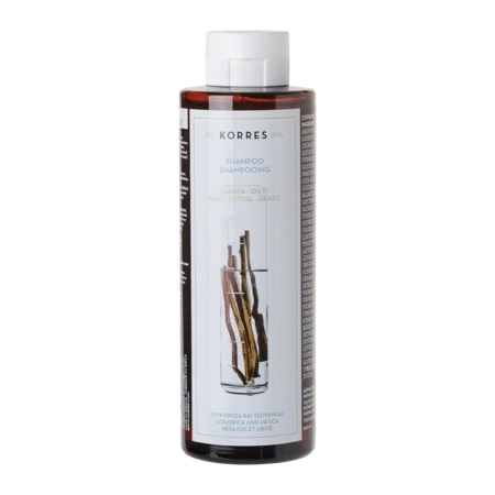 Korres -  Licorice and Urtica Shampoo - Šampon na vlasy s výtažkem z kopřivy a lékořice - 250 ml