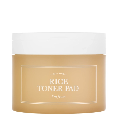 I'm From - Rice Toner Pad - Hydratační a rozjasňující polštářky na obličej - 60ks / 140 ml