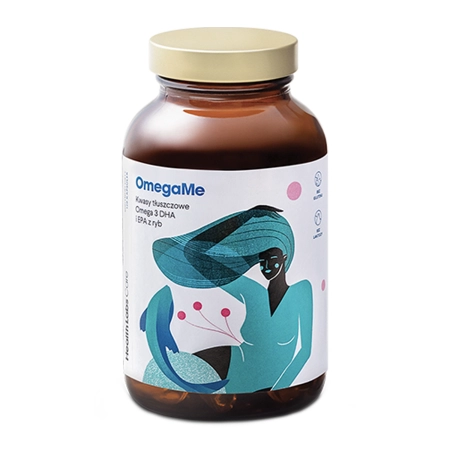 Health Labs Care - OmegaMe Omega 3 EPA a DHA mastné kyseliny z ryb - 60 ks