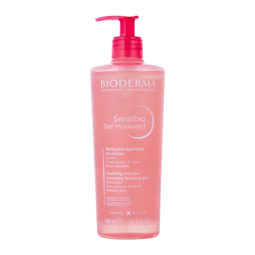 Bioderma - Sensibio Gel Moussant - Zklidňující micelární gel s hydratačním účinkem - 500 ml