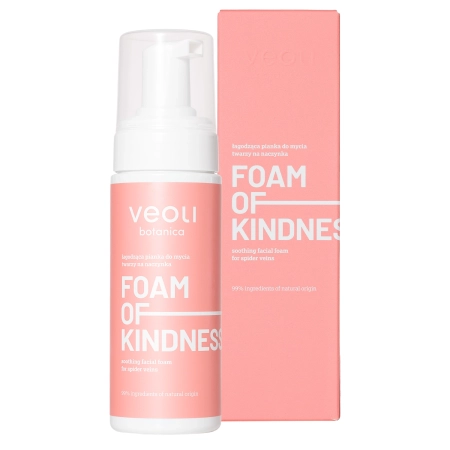 Veoli Botanica -  Foam Of Kindness - Zklidňující pěna na obličej s cévkami - 150 ml